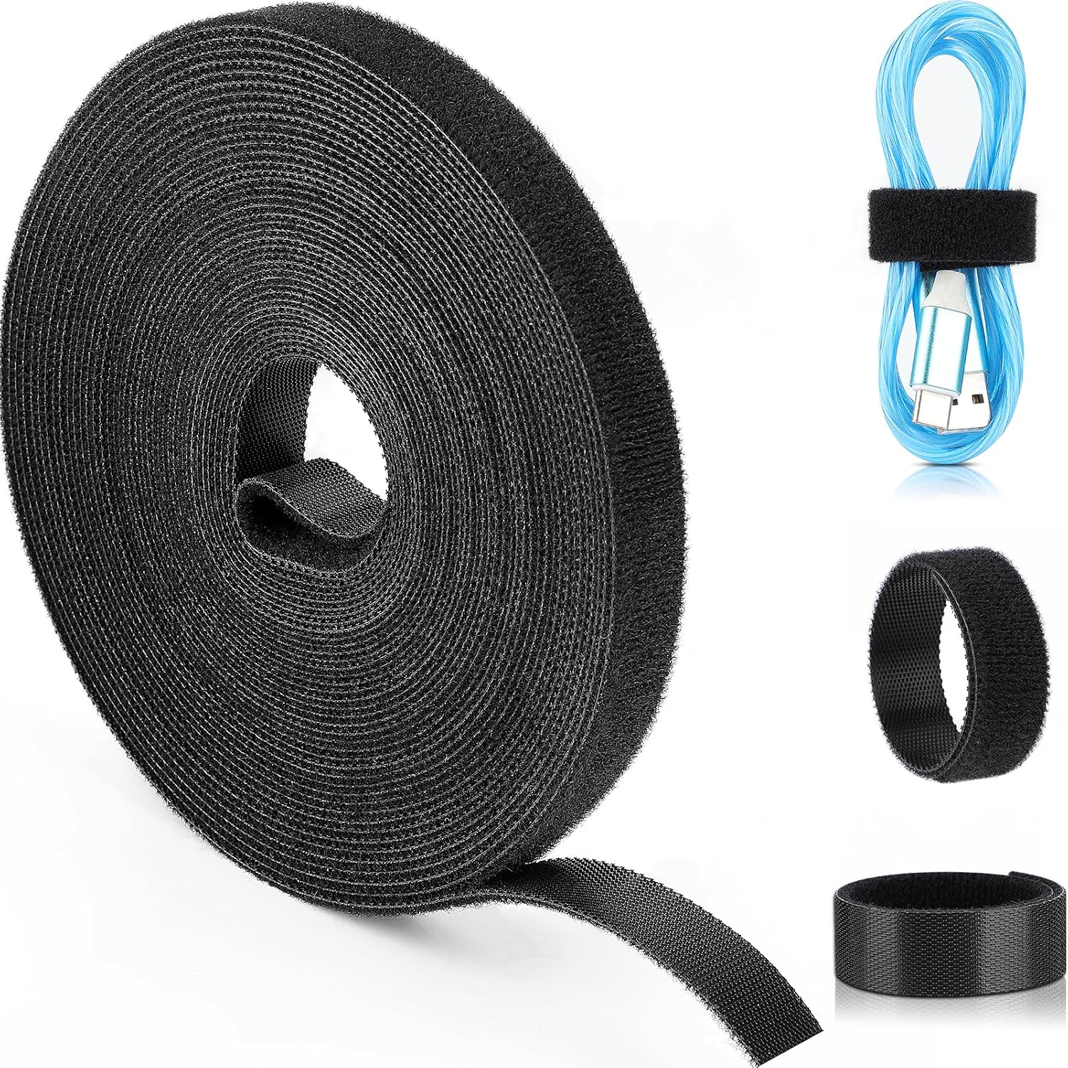 Desk Setup Cable Management - Cable Organizer Cable Management Tearable Organizador