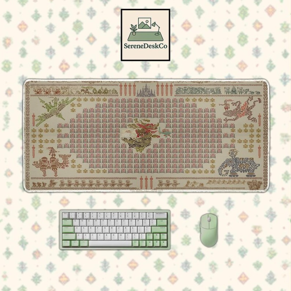 Desk Setup Inspiration - Breath of the Wild Tapestry Mouse