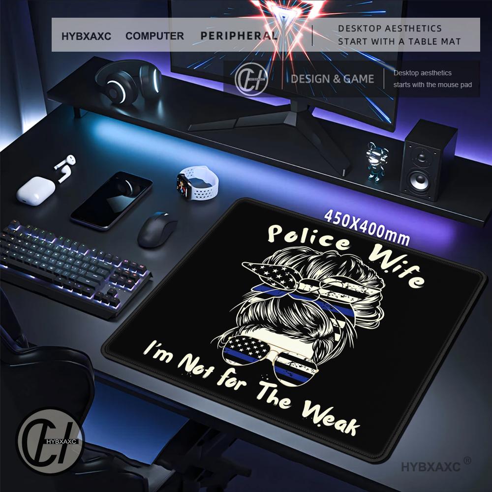 HYBXAXC Police Wife Mouse Pad  - Work Desk Home Setup ulasan dan harga
