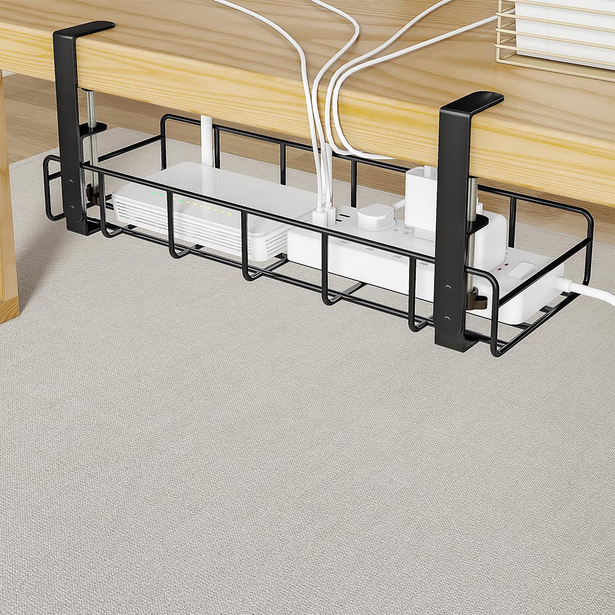 No Drill Under Desk Cable Mana - Desk Setup No Computer ulasan dan harga