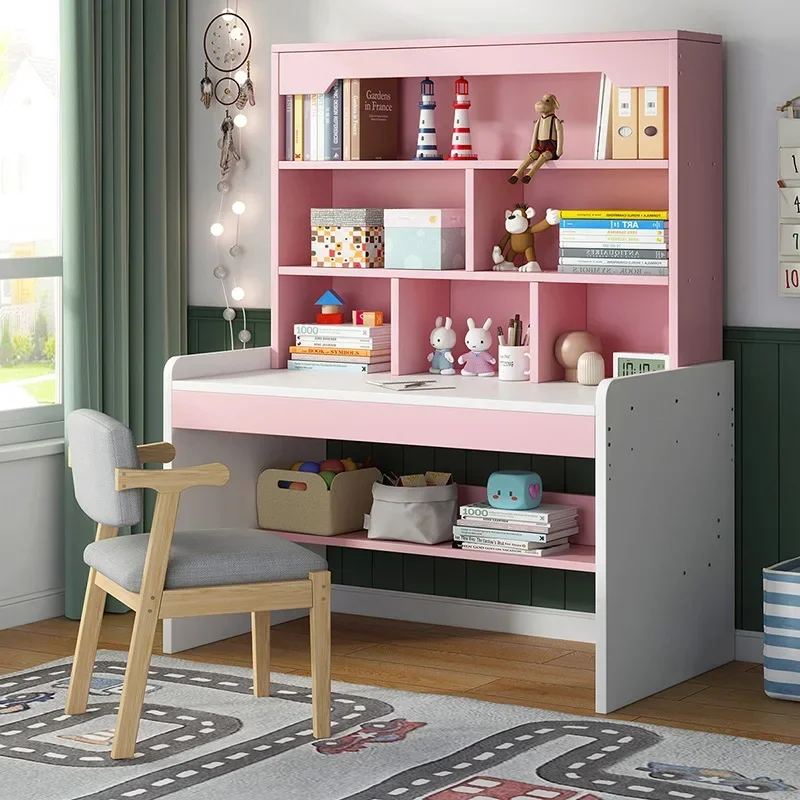 Kids Study Computer Table Dini - Desk Setup Oak ulasan dan harga