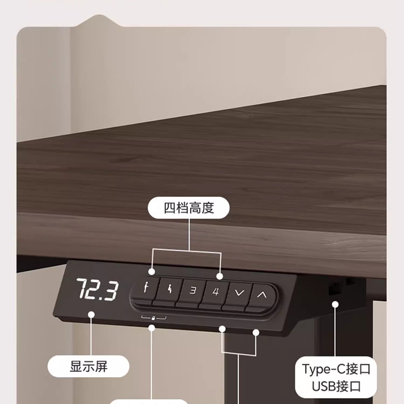 Electric Adjustable Desk Table - Desk Setup Oak ulasan dan harga