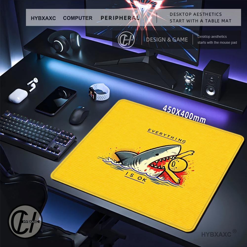 HYBXAXC S-Shark E-eating Mouse - Work Desk Home Setup ulasan dan harga
