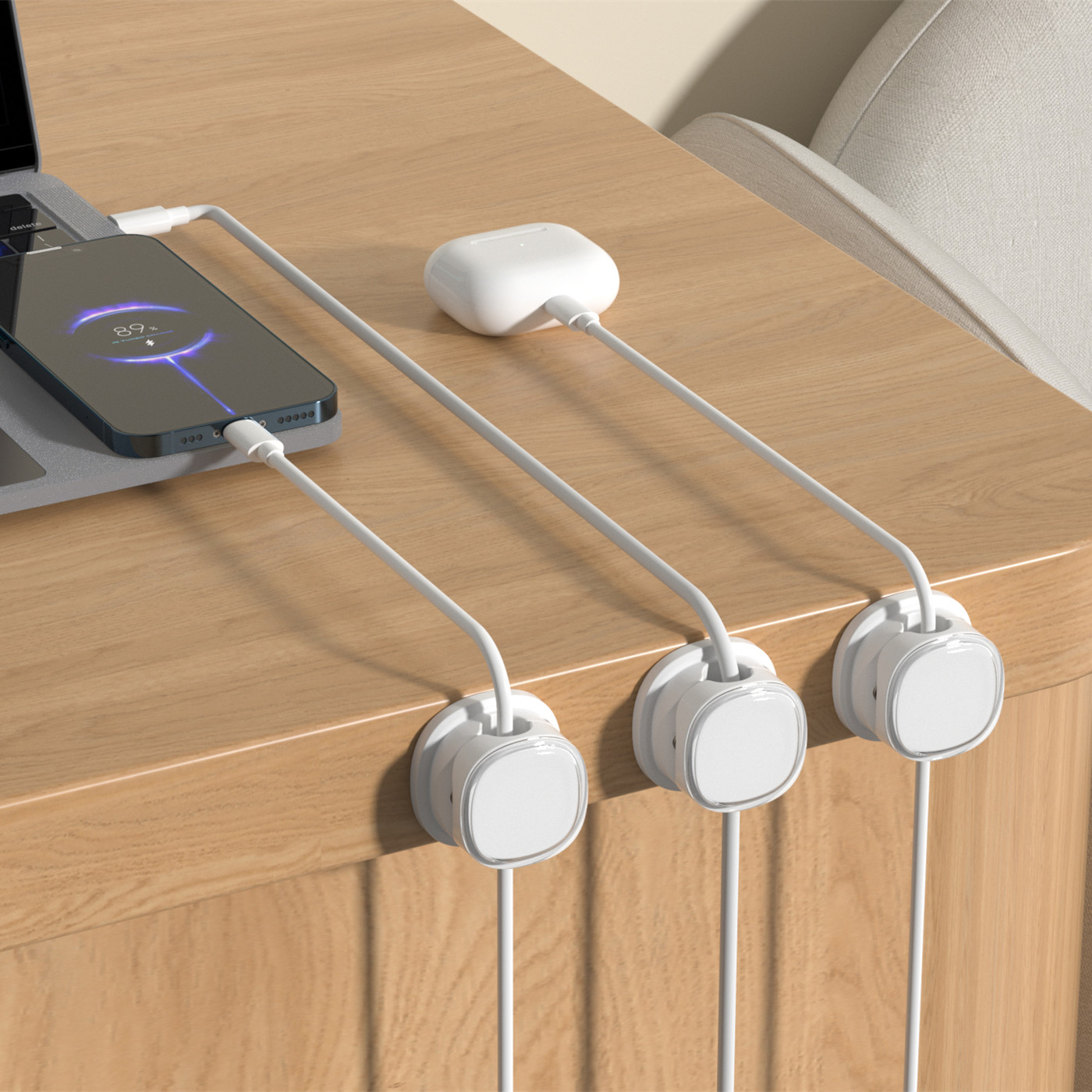 3/6/8/12PCS Magnetic Cable Cli - Desk Setup Cable Management ulasan dan harga