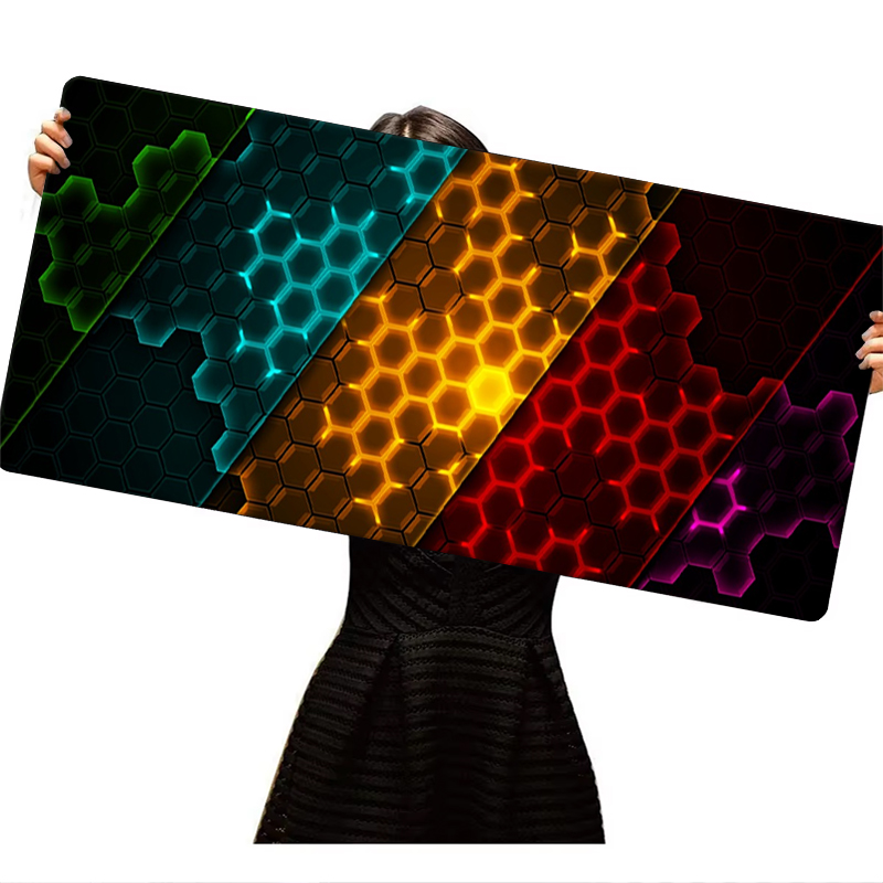 Honeycomb Series Mouse Pad Lar - Rubber Mat Desk ulasan dan harga