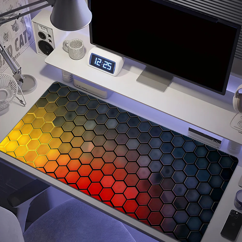 Honeycomb Series Mouse Pad Lar - Rubber Mat Desk ulasan dan harga