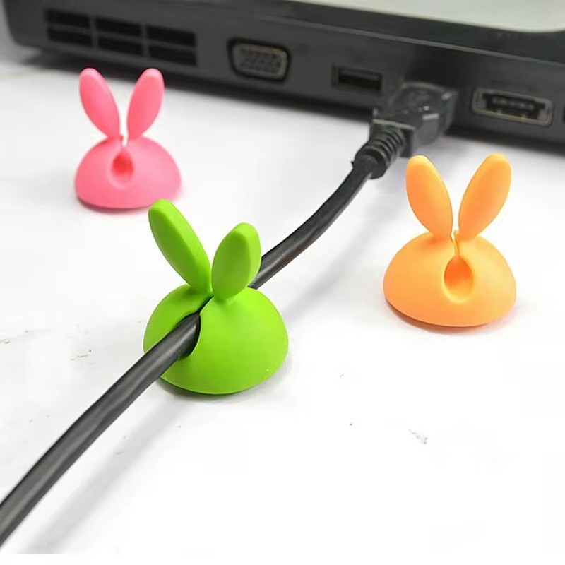 Cute Rabbit Ear Cable Manager  - Desk Setup Cable Management ulasan dan harga