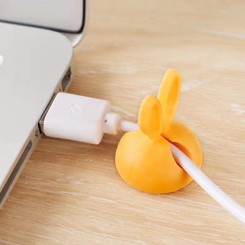 Cute Rabbit Ear Cable Manager  - Desk Setup Cable Management ulasan dan harga