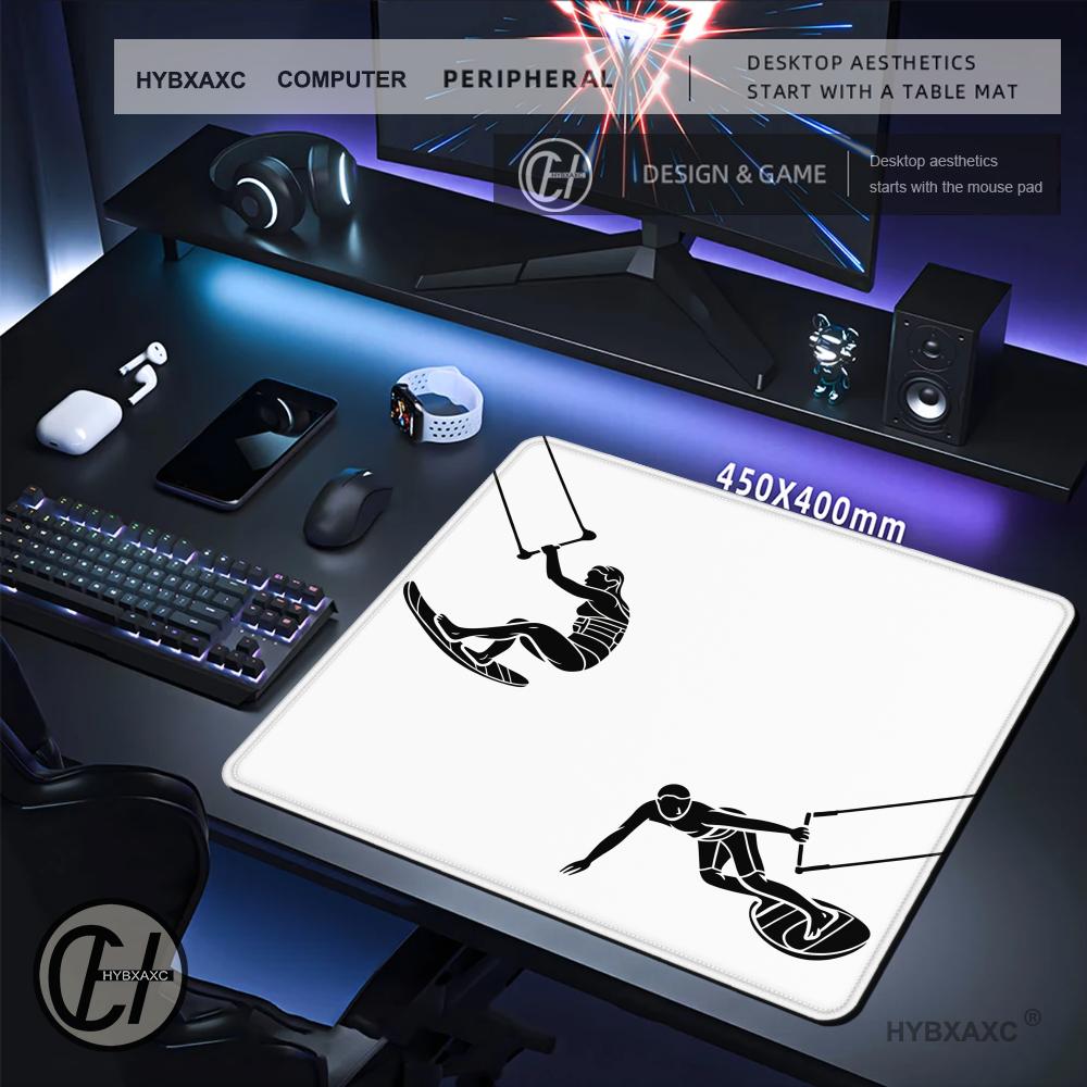 HYBXAXC Kitesurf Line Art Mous - Work Desk Home Setup ulasan dan harga