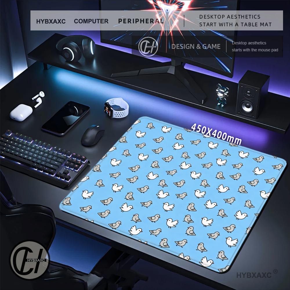 HYBXAXC Cute Blue Bird Pattern - Work Desk Home Setup ulasan dan harga