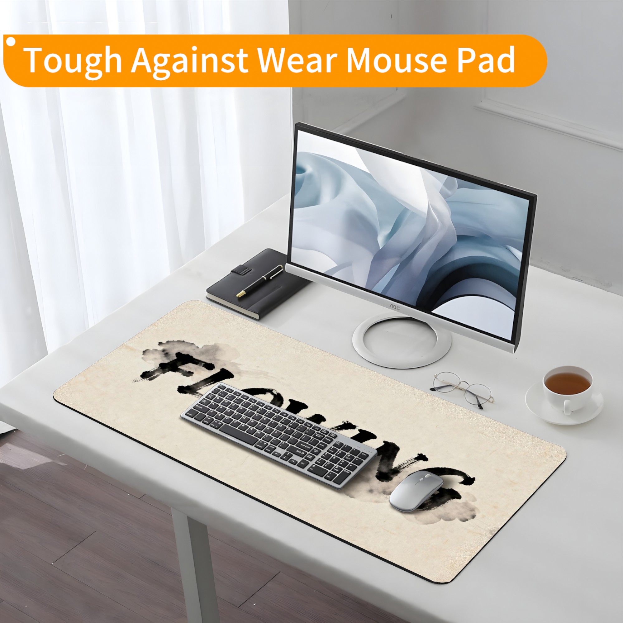 Black Ink Cloud Gaming Mouse P - Rubber Mat Desk ulasan dan harga
