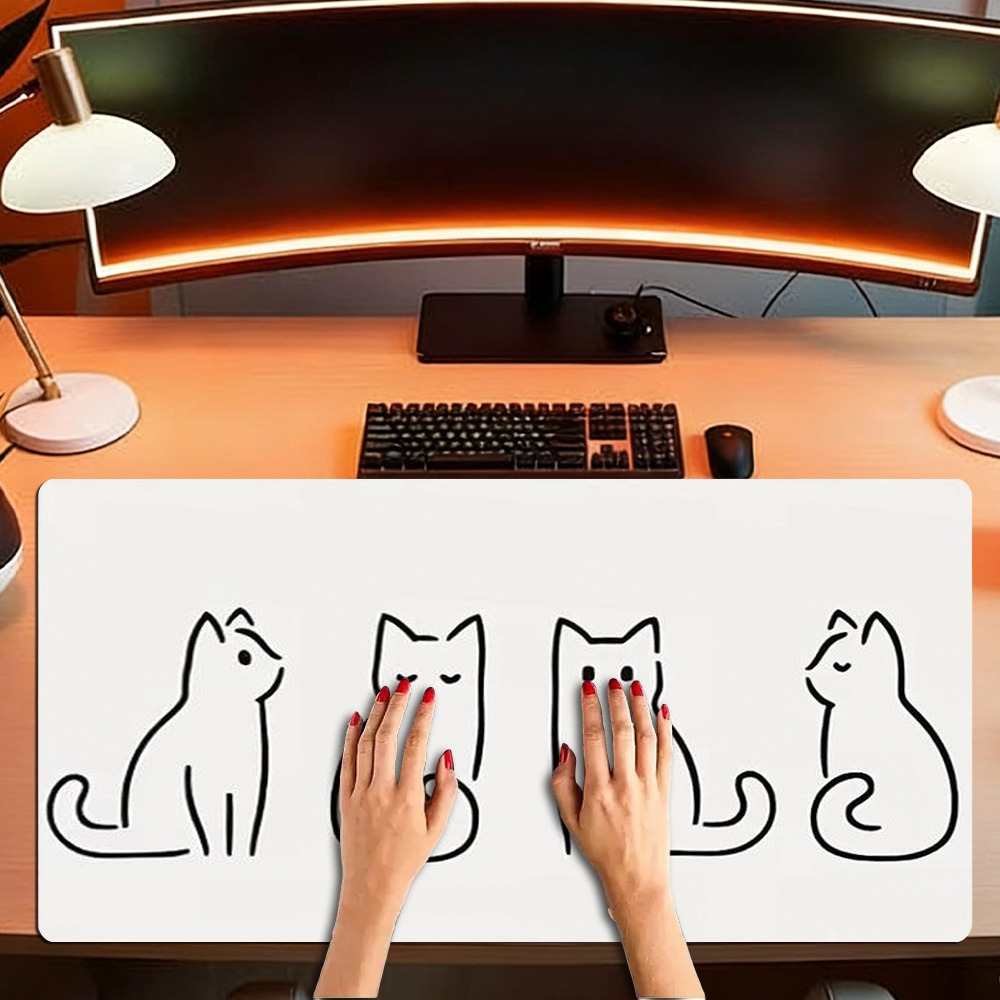 The quirky cats design mouse p - Desk Setup Designer ulasan dan harga