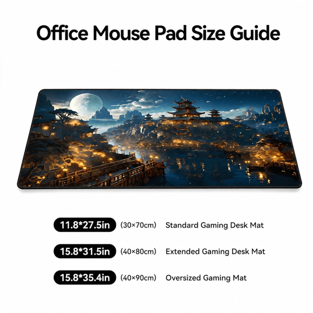Original fantasy night city mo - Work Desk Home Setup ulasan dan harga