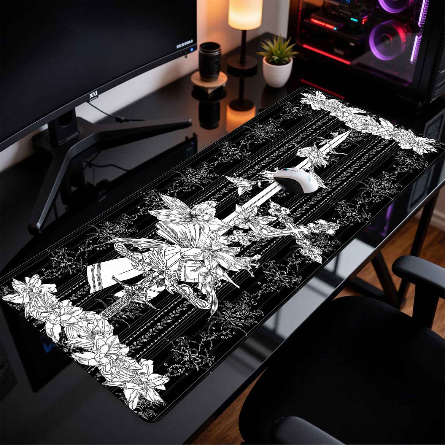 Divine Realm Gothic Building M - Rubber Mat Desk ulasan dan harga