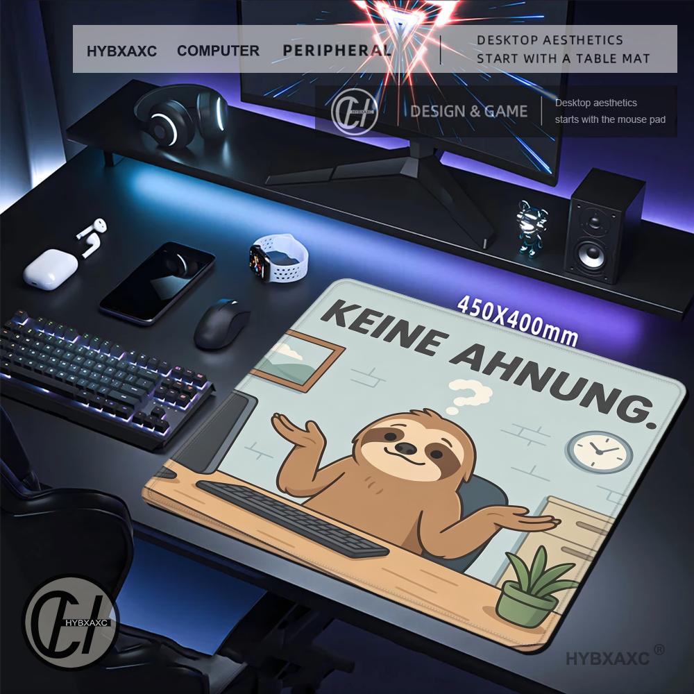 HYBXAXC Funny Sloth Keine Ahnu - Work Desk Home Setup ulasan dan harga