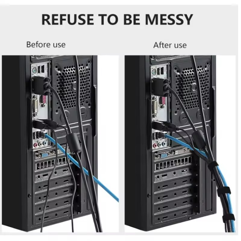 1/5M Cable Organizer Cable Man - Desk Setup Cable Management ulasan dan harga