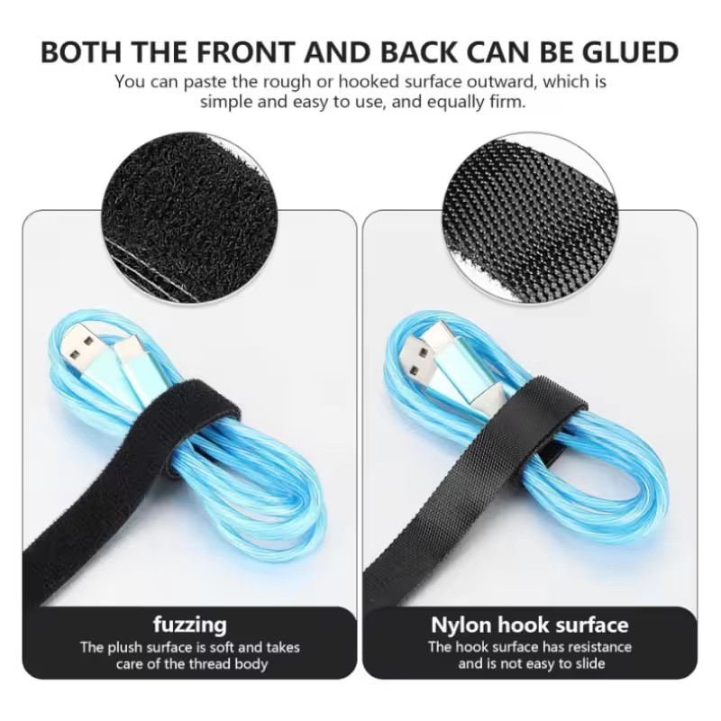 1/5M Cable Organizer Cable Man - Desk Setup Cable Management ulasan dan harga
