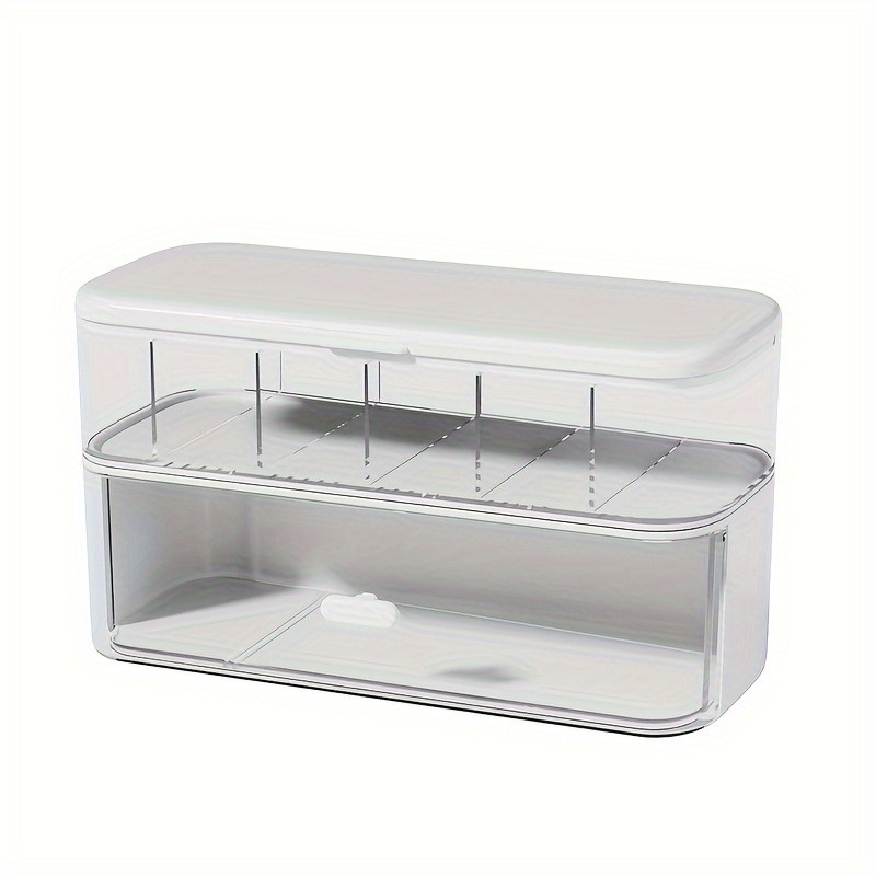 Double Layer Transparent Deskt - Desk Setup Cable Management ulasan dan harga
