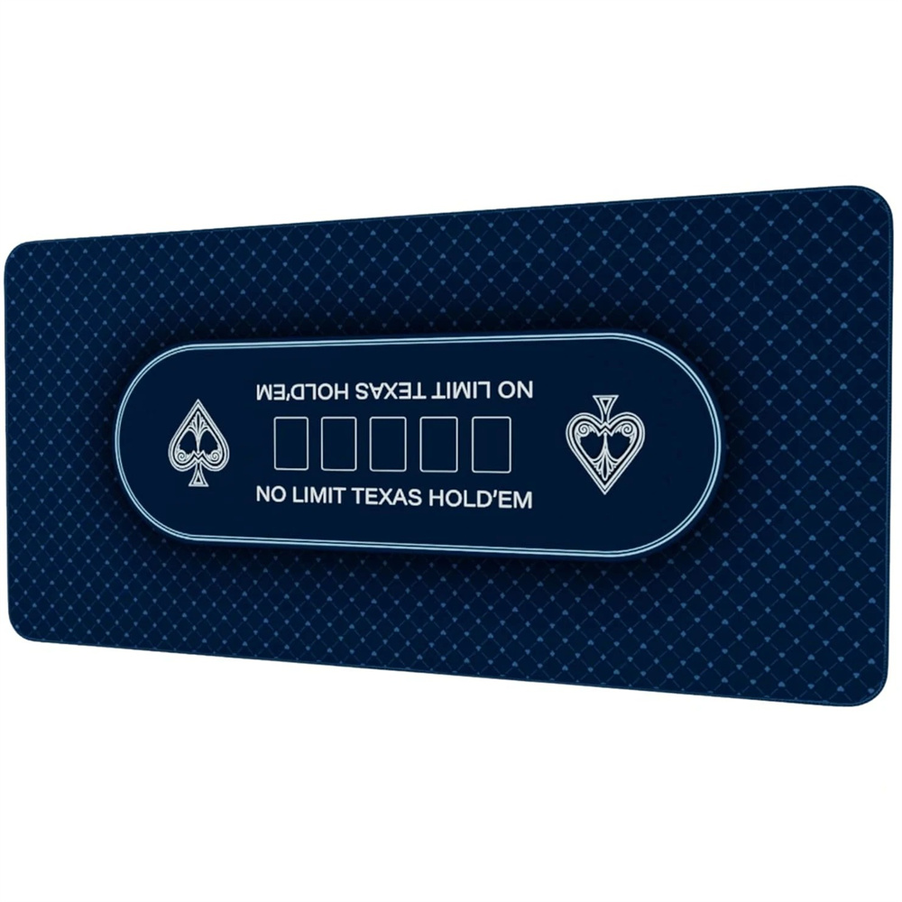 Texas Hold'em Table Mat  Rubbe - Rubber Mat Desk ulasan dan harga