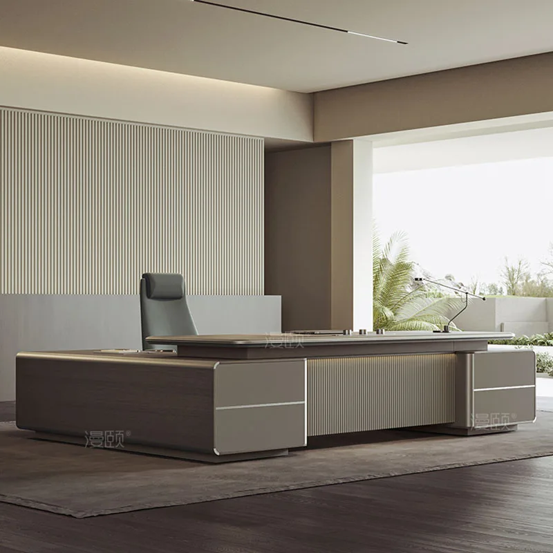 Boss Gaming L Table Home Offic - Work Desk Home Setup ulasan dan harga