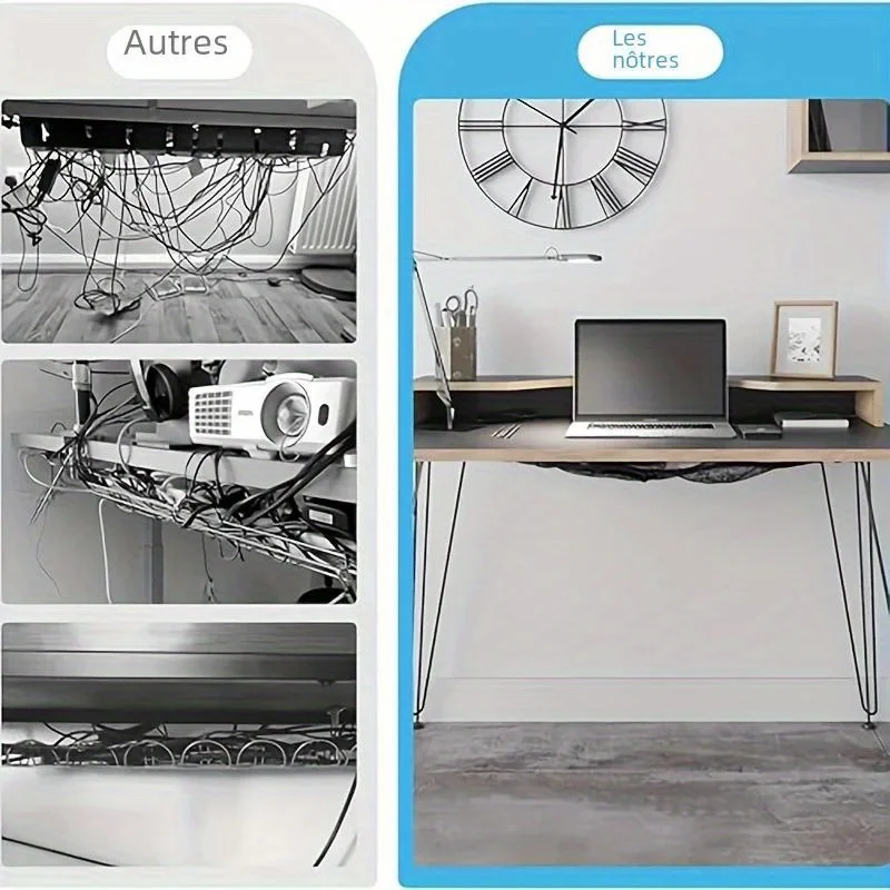 Under Desk Cable Management Ne - Desk Setup Cable Management ulasan dan harga