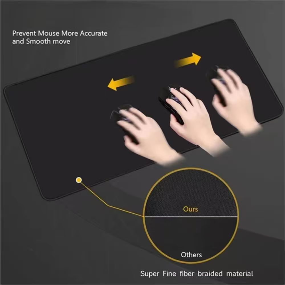 Custom Minimal Line Mouse Pad  - Rubber Mat Desk ulasan dan harga
