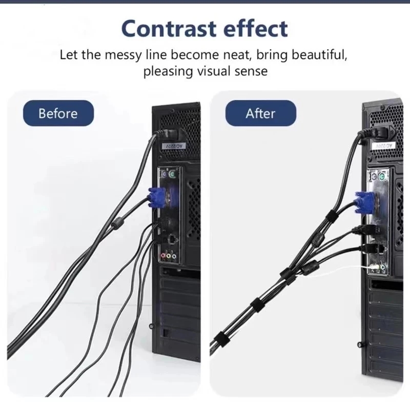 Cable Organizer Ties Tearable  - Desk Setup Cable Management ulasan dan harga