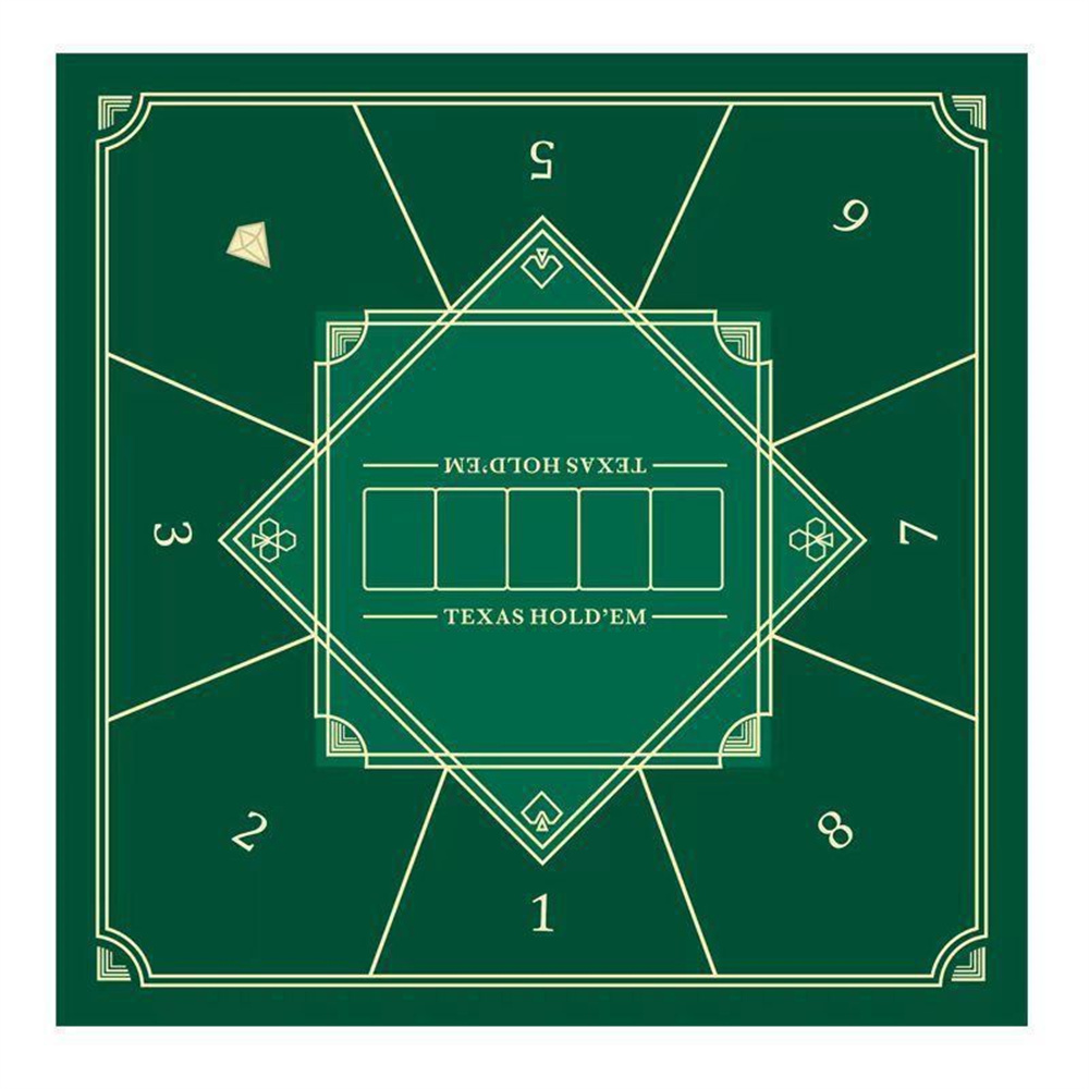 Thickened Texas Hold'em Poker  - Rubber Mat Desk ulasan dan harga