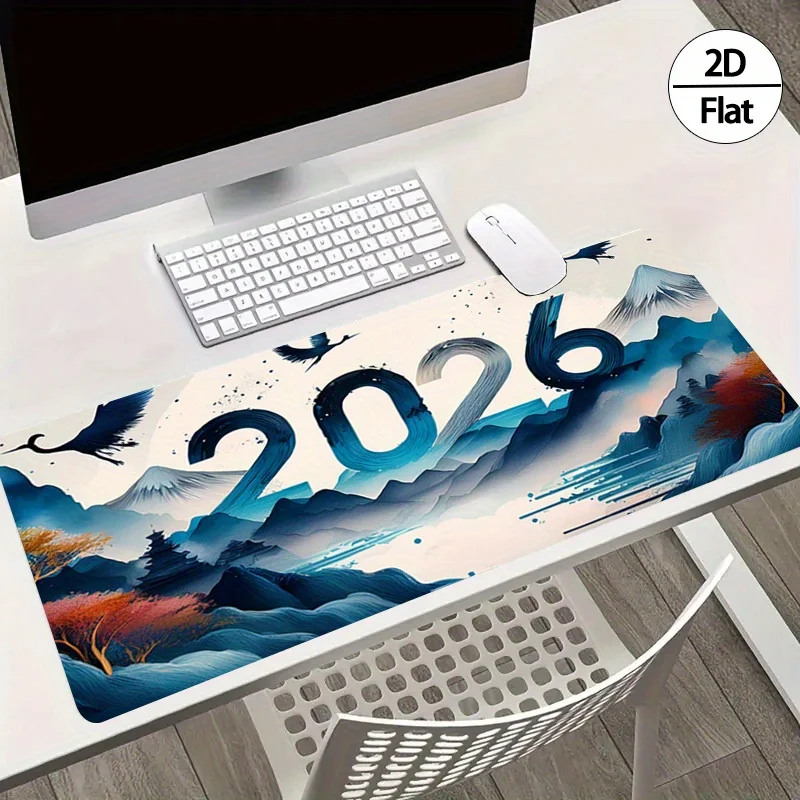 2026 New Year Ink Painting 2D  - Rubber Mat Desk ulasan dan harga
