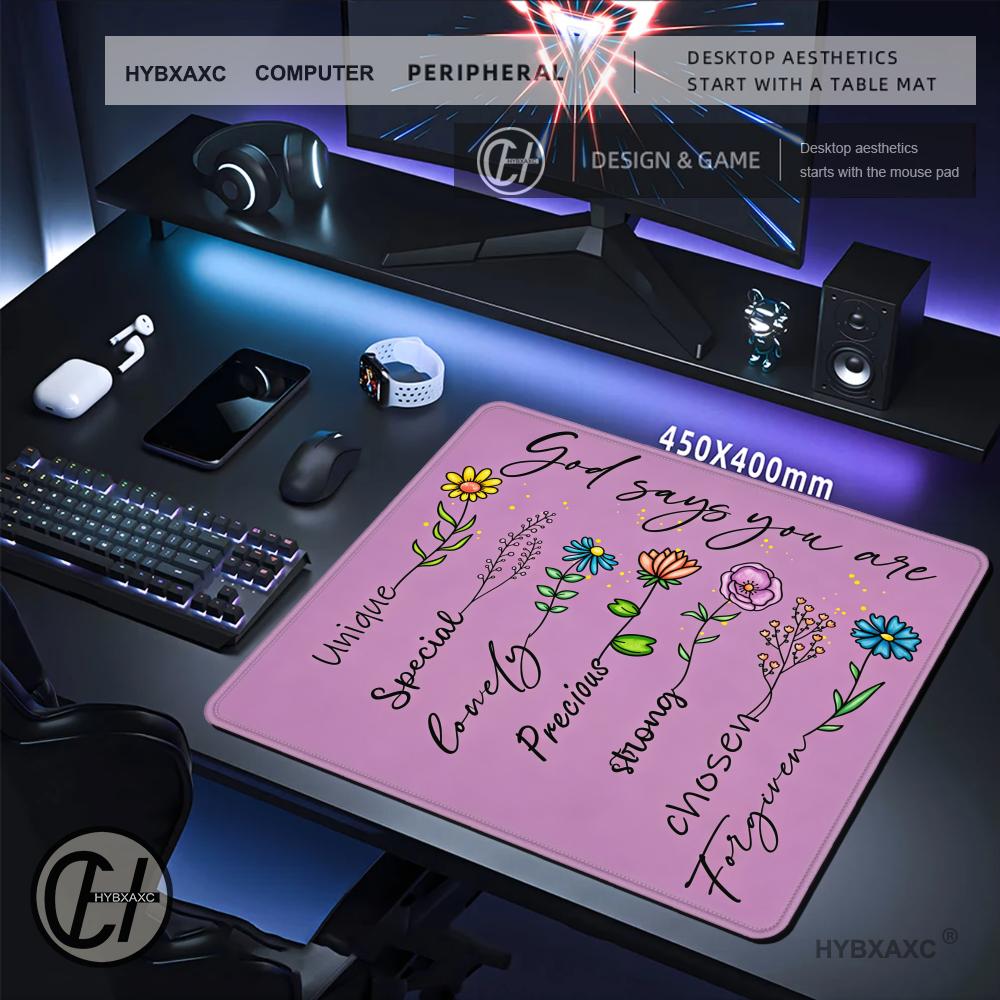 HYBXAXC Colorful Flower Quote  - Work Desk Home Setup ulasan dan harga
