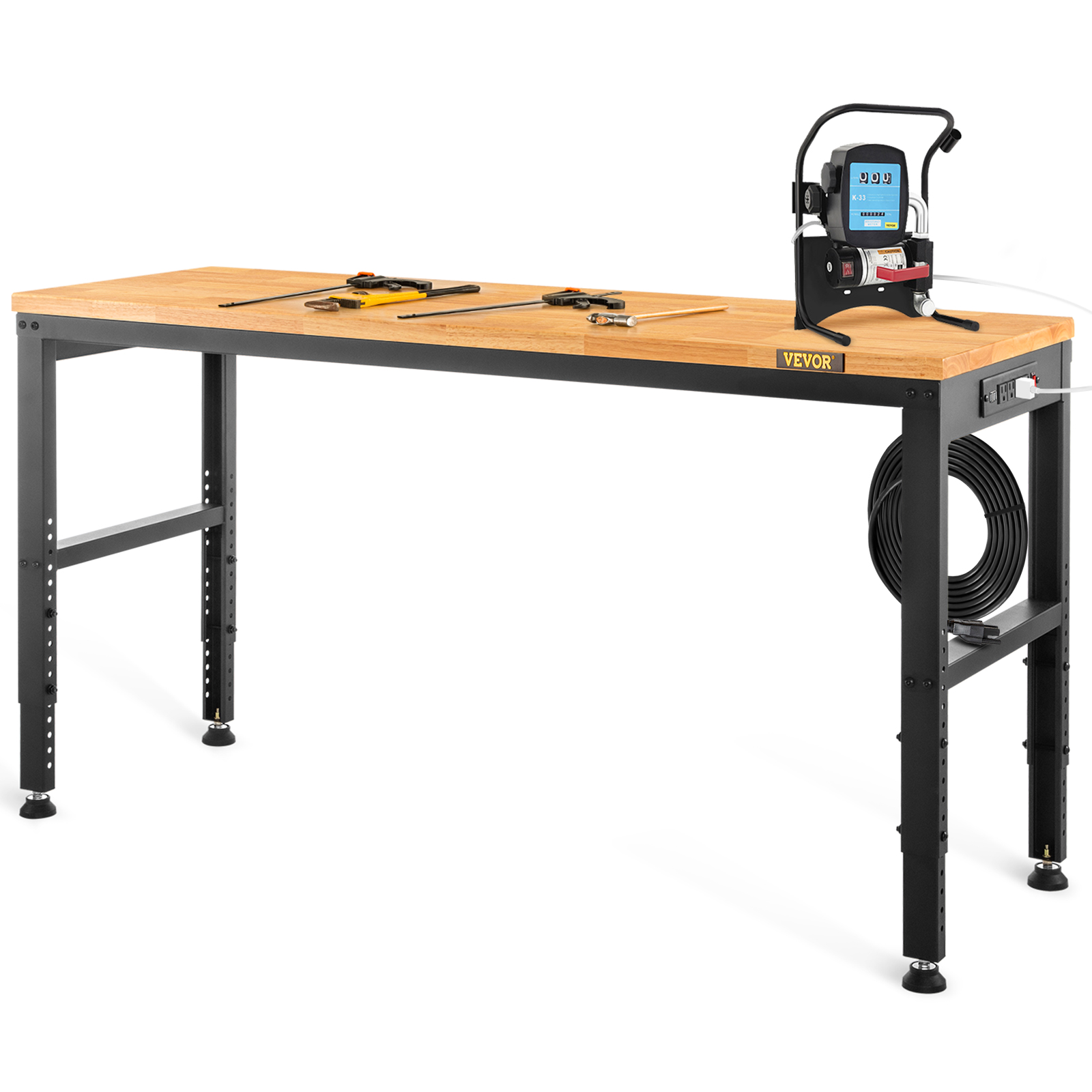 SucceBuy 72cm Woodworking Work - Desk Setup Oak ulasan dan harga
