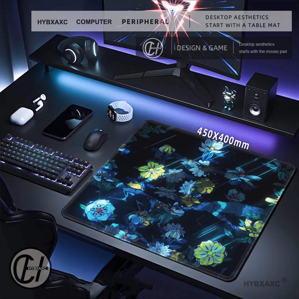 HYBXAXC Dark Floral Manga Back - Work Desk Home Setup ulasan dan harga