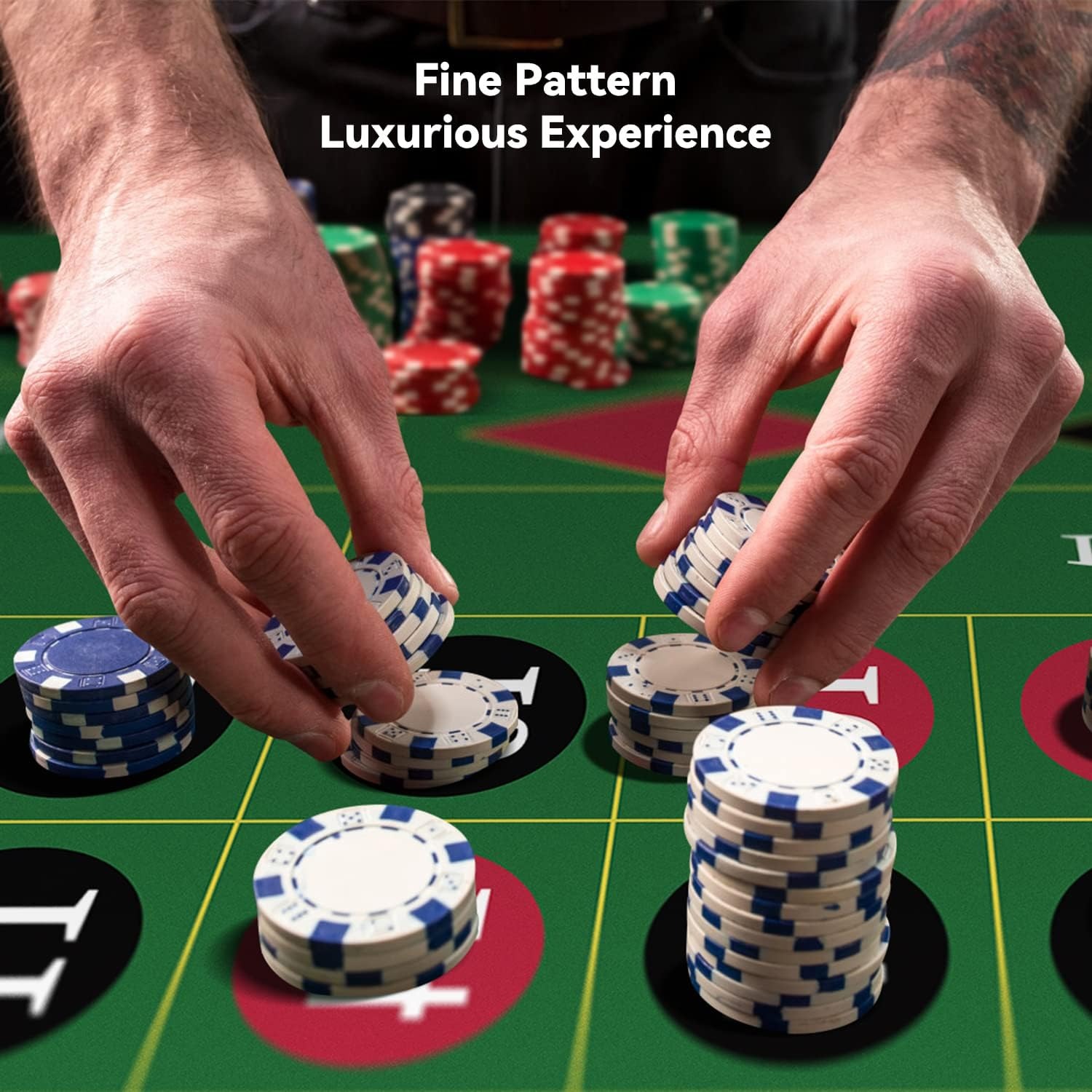 120x60cm Green Roulette Rubber - Rubber Mat Desk ulasan dan harga
